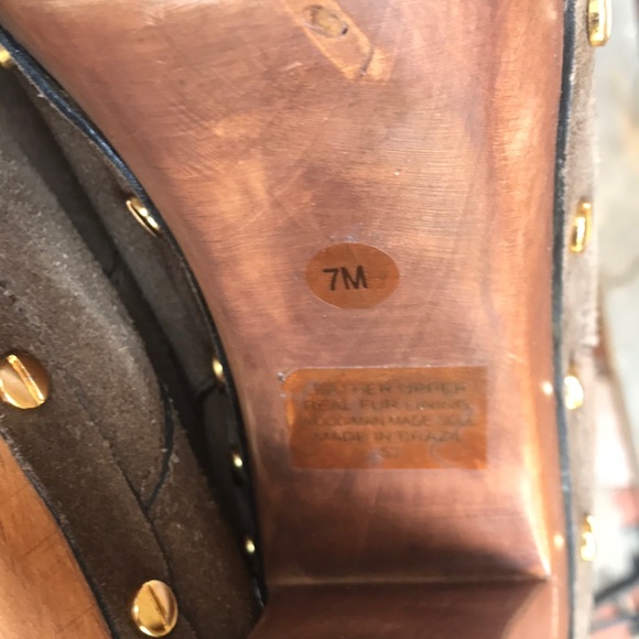 Tory Burch shearling lined clog boots - Picture 5 of 5